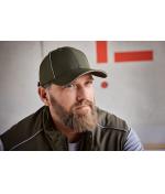 Unisex 6 Panel Workwear Cap - SOLID Black 10223