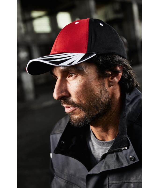 Unisex 6 Panel Craftsmen Cap - STRONG - Navy/navy/white 8146