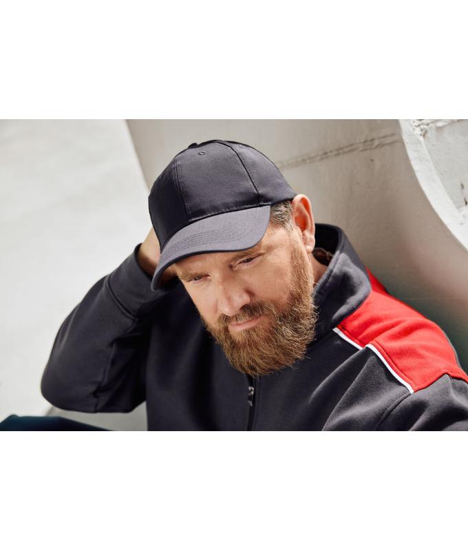 Unisex 6 Panel Workwear Cap - STRONG - White 8327
