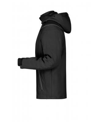 Men Men's Winter Softshell Jacket Black 7259