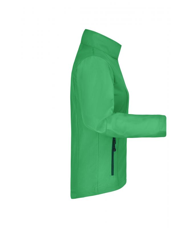 Damen Ladies' Softshell Jacket Green 7282