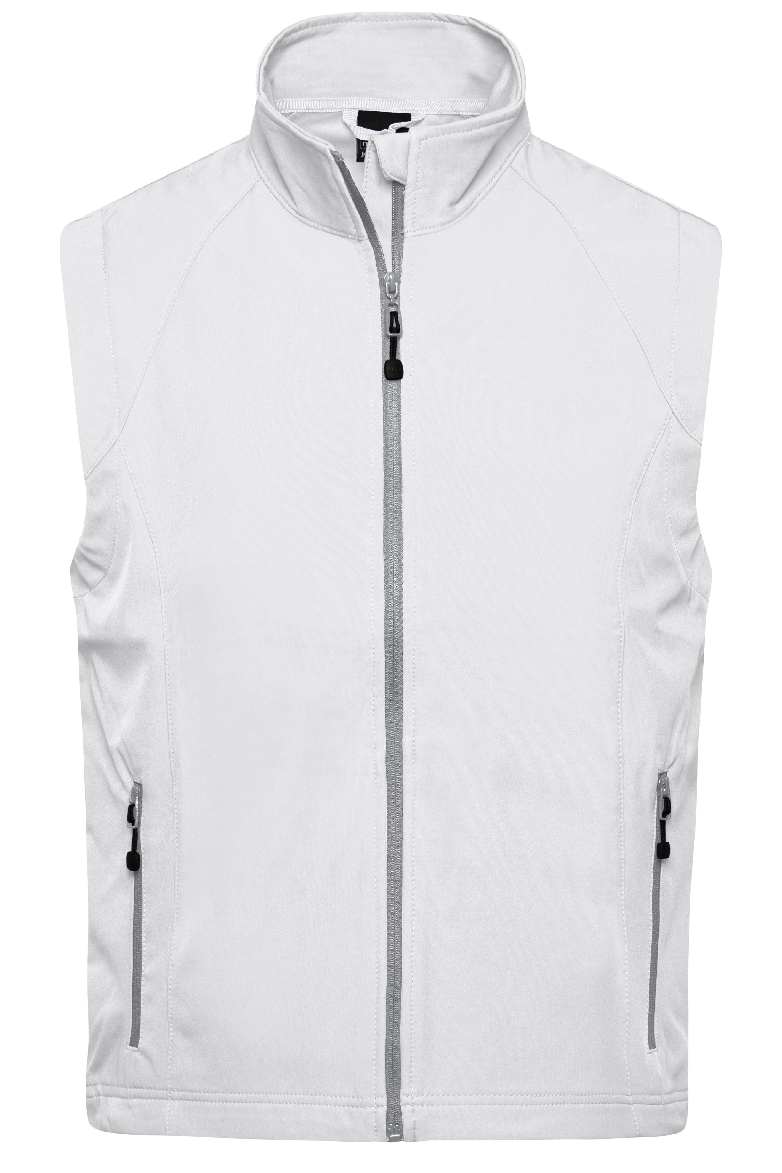 Men Men's Softshell Vest Off-white-Workweartextilien