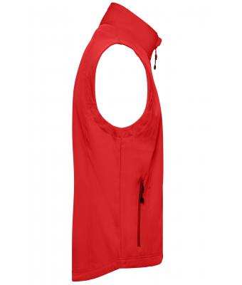 Herren Men's Softshell Vest Red 7283