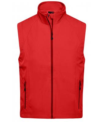 Herren Men's Softshell Vest Red 7283
