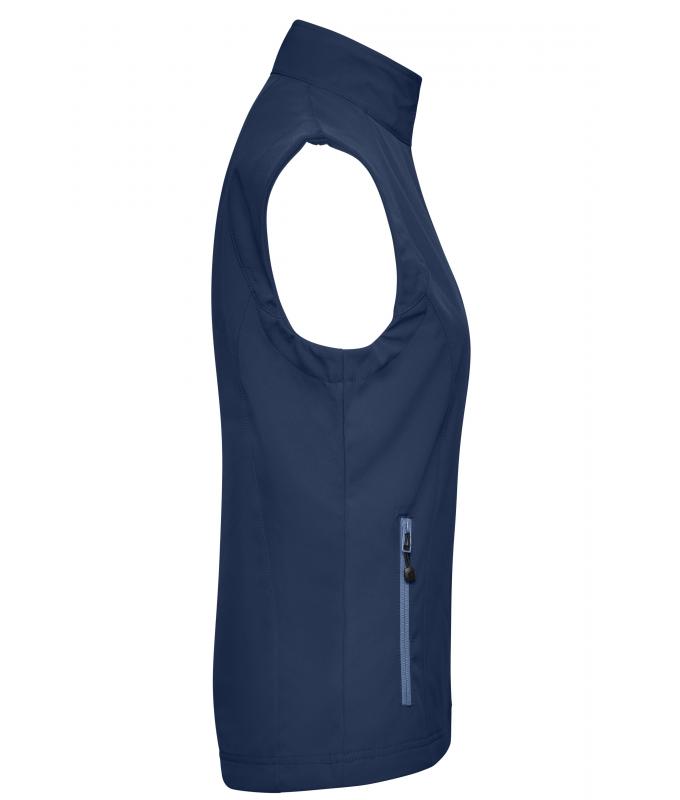Damen Ladies' Softshell Vest Navy 7284