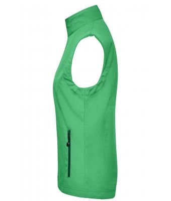 Damen Ladies' Softshell Vest Green 7284