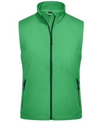 Damen Ladies' Softshell Vest Green 7284