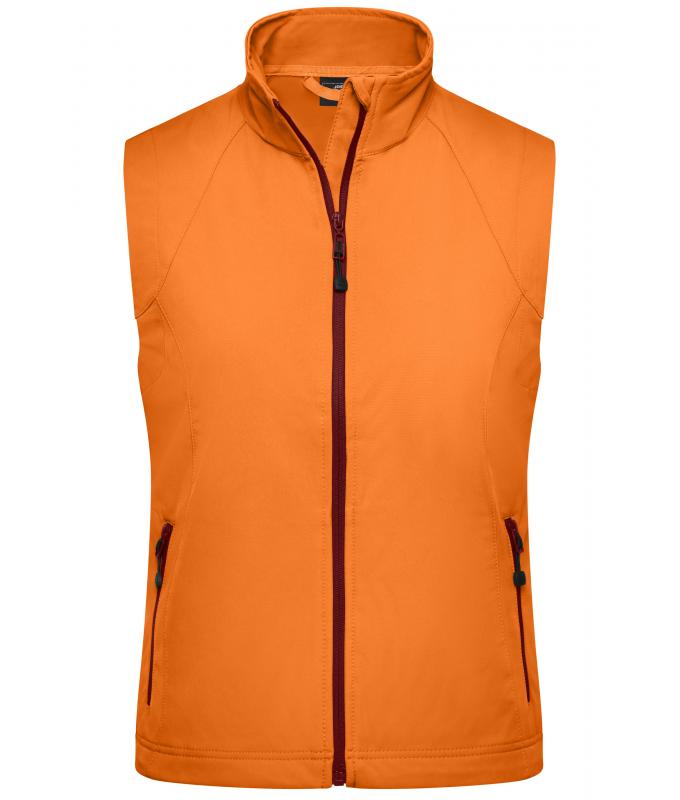 Damen Ladies' Softshell Vest Orange 7284
