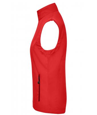 Damen Ladies' Softshell Vest Red 7284