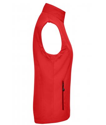 Damen Ladies' Softshell Vest Red 7284