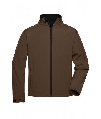 Herren Men's Softshell Jacket Brown 7306