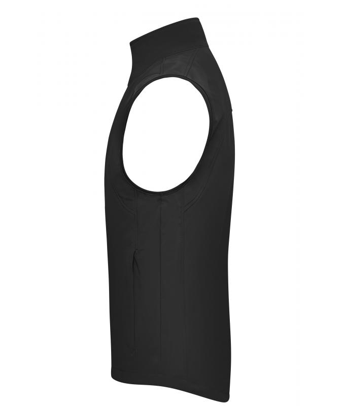 Men Men's Softshell Vest Black 7308