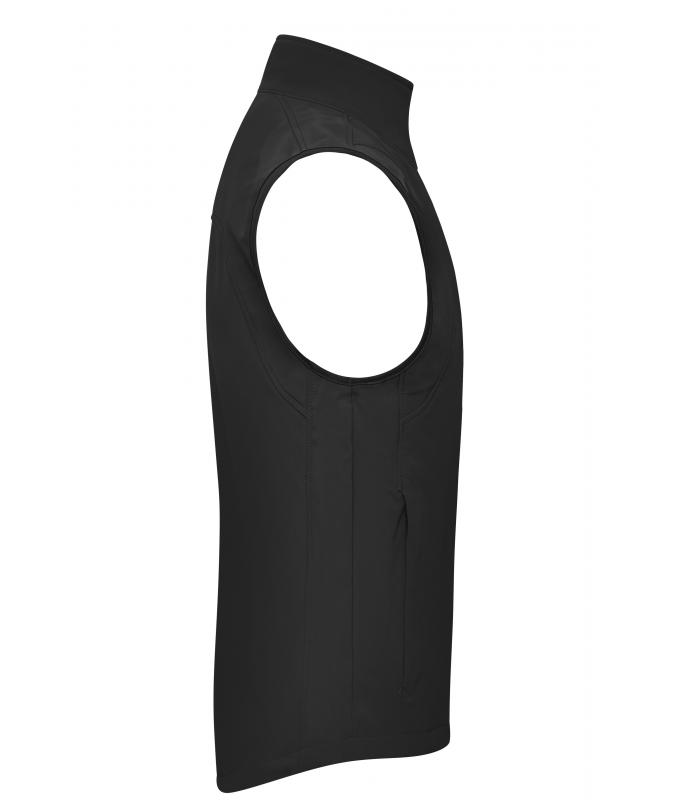 Men Men's Softshell Vest Black 7308