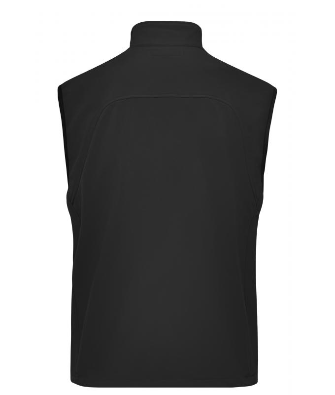 Men Men's Softshell Vest Black 7308