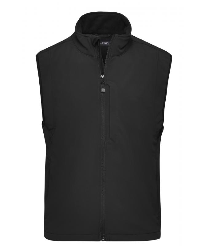 Men Men's Softshell Vest Black 7308