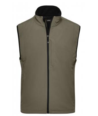 Herren Men's Softshell Vest Olive 7308