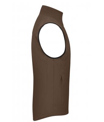 Men Men's Softshell Vest Brown 7308