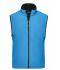 Men Men's Softshell Vest Aqua 7308