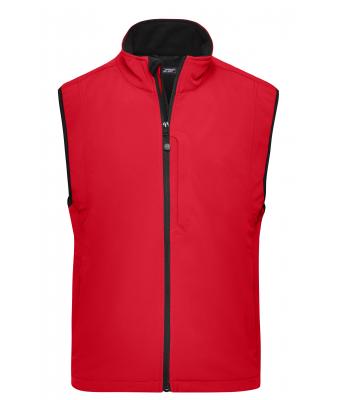 Herren Men's Softshell Vest Red 7308