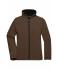 Damen Ladies' Softshell Jacket Brown 7309