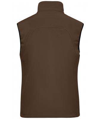 Damen Ladies' Softshell Vest Brown 7310