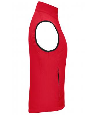 Damen Ladies' Softshell Vest Red 7310
