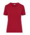 Damen Ladies' ORGANIC Stretch-T Work - SOLID -   OCS Blended Red 8707