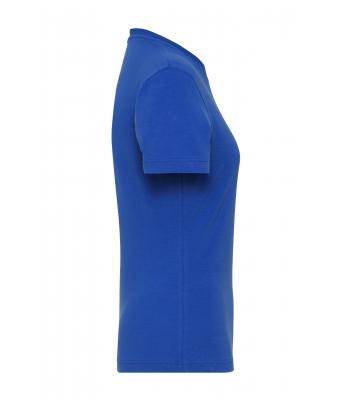 Damen Ladies' ORGANIC Stretch-T Work - SOLID -   OCS Blended Royal 8707