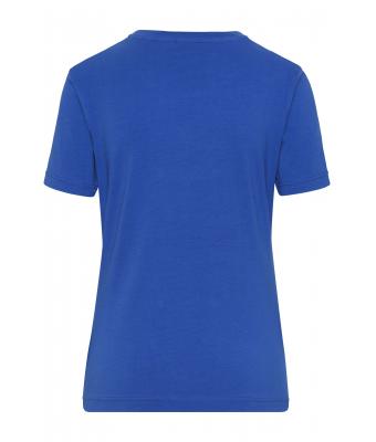 Damen Ladies' ORGANIC Stretch-T Work - SOLID -   OCS Blended Royal 8707