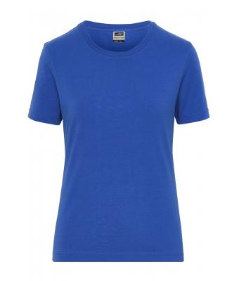 Damen Ladies' ORGANIC Stretch-T Work - SOLID -   OCS Blended Royal 8707