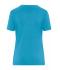 Damen Ladies' ORGANIC Stretch-T Work - SOLID -   OCS Blended Turquoise 8707