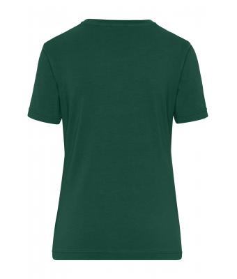 Damen Ladies' ORGANIC Stretch-T Work - SOLID -   OCS Blended Dark-green 8707