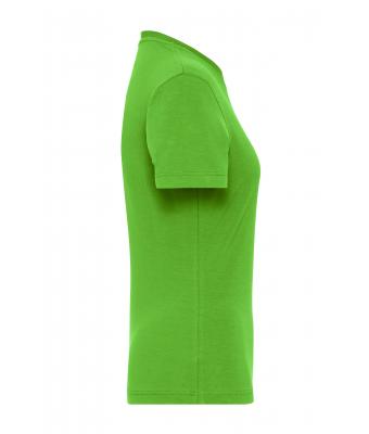 Damen Ladies' ORGANIC Stretch-T Work - SOLID -   OCS Blended Lime-green 8707