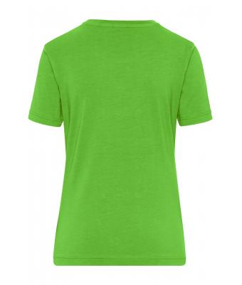 Damen Ladies' ORGANIC Stretch-T Work - SOLID -   OCS Blended Lime-green 8707