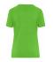 Damen Ladies' ORGANIC Stretch-T Work - SOLID -   OCS Blended Lime-green 8707