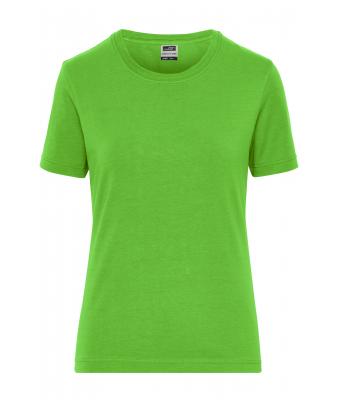 Damen Ladies' ORGANIC Stretch-T Work - SOLID -   OCS Blended Lime-green 8707