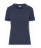 Damen Ladies' ORGANIC Stretch-T Work - SOLID -   OCS Blended Navy 8707