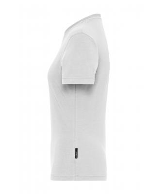 Damen Ladies' ORGANIC Stretch-T Work - SOLID -   OCS Blended White 8707
