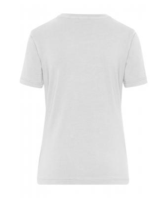 Damen Ladies' ORGANIC Stretch-T Work - SOLID -   OCS Blended White 8707
