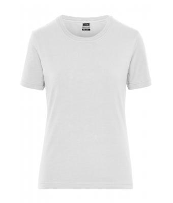Damen Ladies' ORGANIC Stretch-T Work - SOLID - White 8707