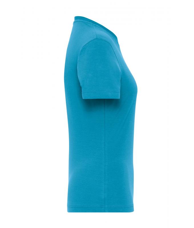 Damen Ladies' Stretch-T Work - SOLID - OCS Standard Turquoise 8707