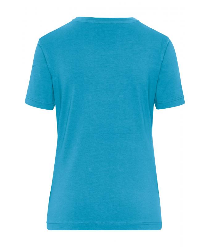 Damen Ladies' Stretch-T Work - SOLID - OCS Standard Turquoise 8707