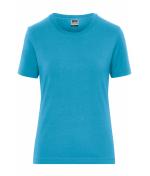 Damen Ladies' Stretch-T Work - SOLID - OCS Standard Turquoise 8707
