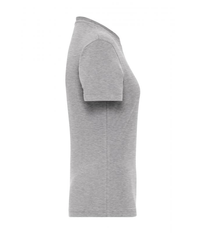 Damen Ladies' Stretch-T Work - SOLID - OCS Standard Grey-heather 8707