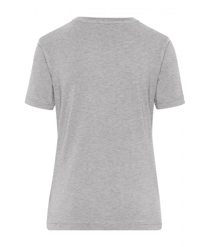 Damen Ladies' Stretch-T Work - SOLID - OCS Standard Grey-heather 8707