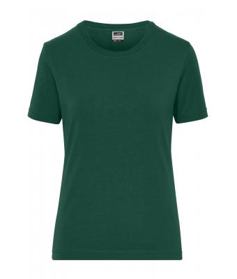Damen Ladies' Stretch-T Work - SOLID - OCS Standard Dark-green 8707