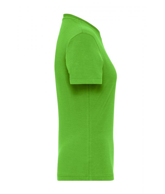 Damen Ladies' Stretch-T Work - SOLID - OCS Standard Lime-green 8707