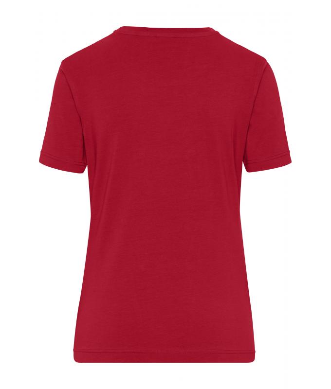 Damen Ladies' Stretch-T Work - SOLID - OCS Standard Red 8707
