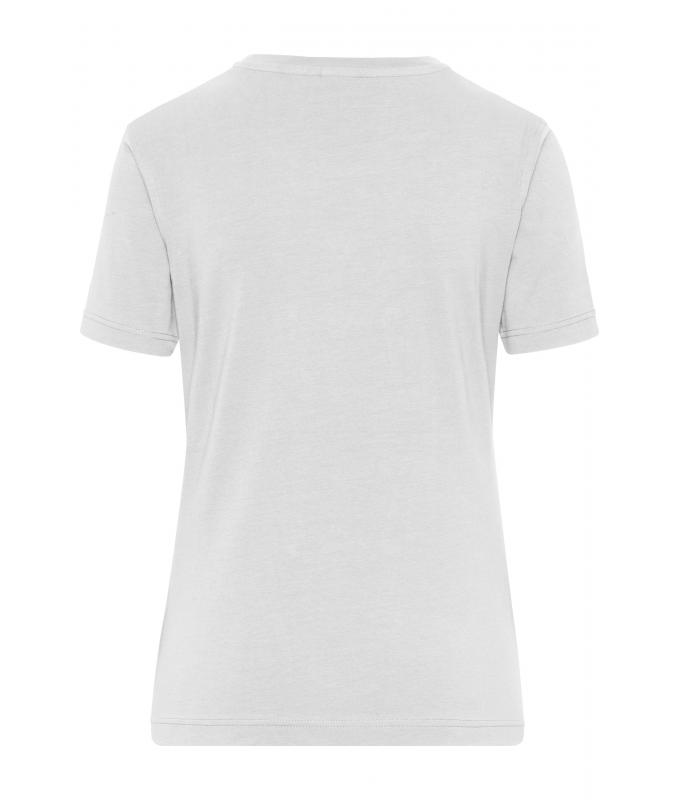 Damen Ladies' Stretch-T Work - SOLID - OCS Standard White 8707