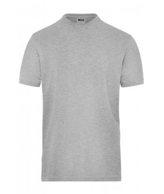 Herren Men's BIO Stretch-T Work - SOLID - Grey-heather 8708